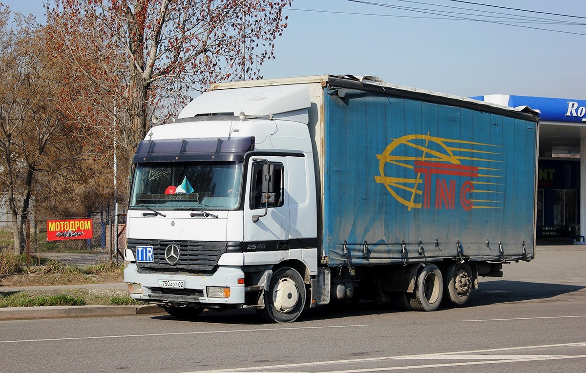 Алматы, № 750 AOY 02 — Mercedes-Benz Actros ('1997) 2540