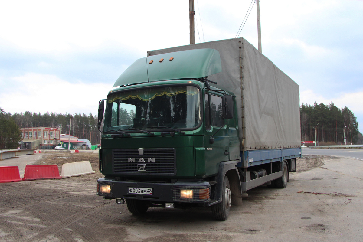 Брянская область, № К 003 НЕ 32 — MAN M90 14.272