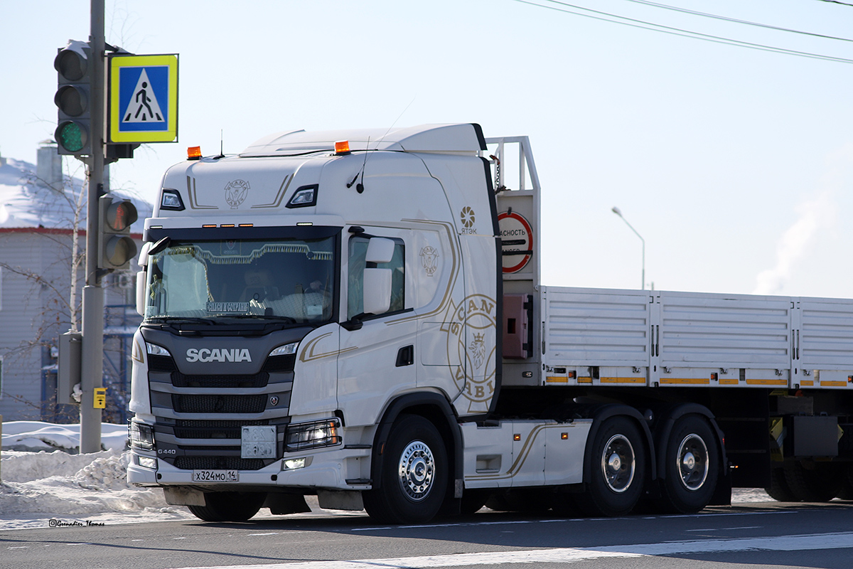 Саха (Якутия), № Х 324 МО 14 — Scania ('2016) G440