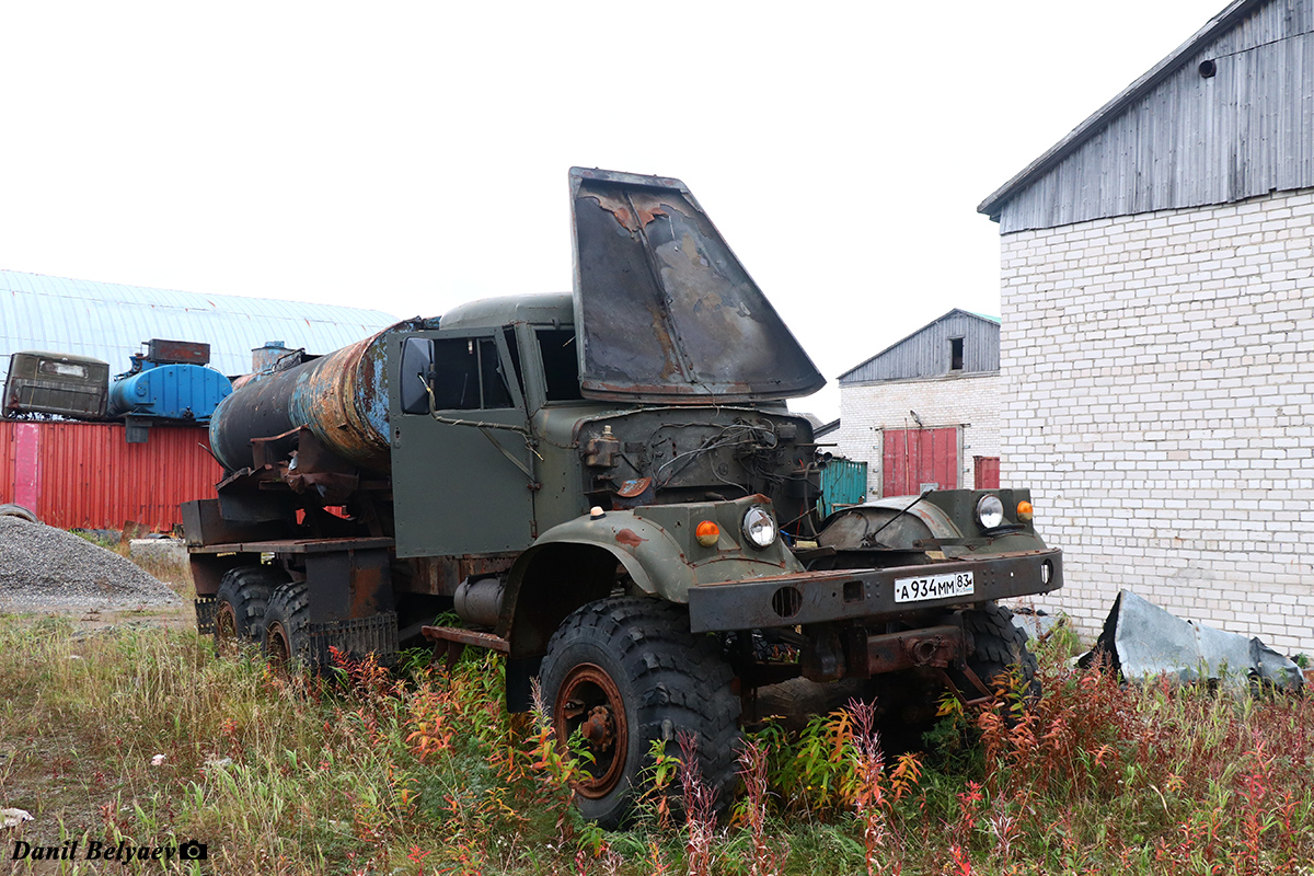 Ненецкий автономный округ, № А 934 ММ 83 — КрАЗ-255Б1