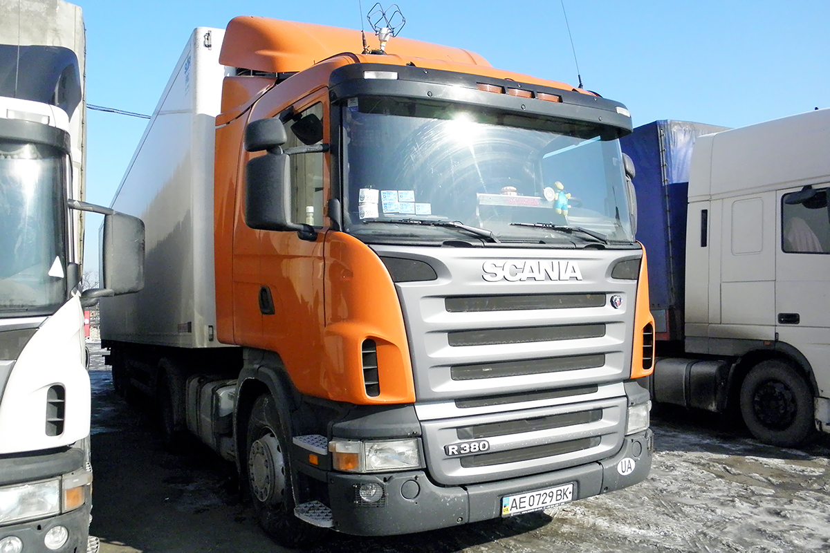 Днепропетровская область, № АЕ 0729 ВК — Scania ('2004) R380