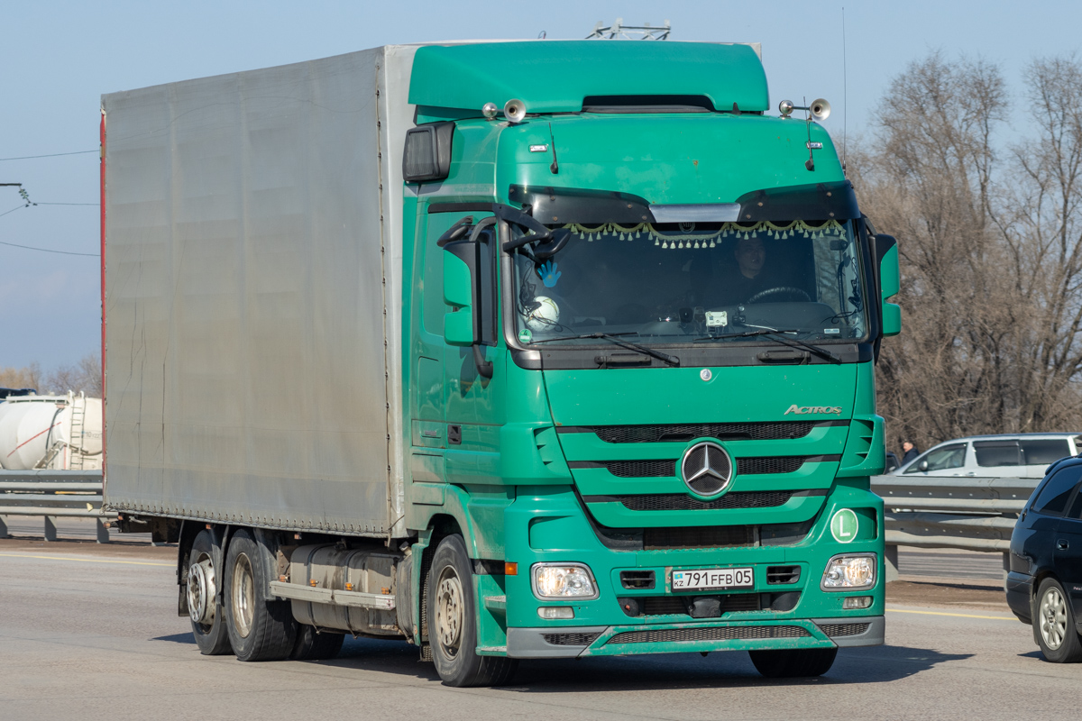 Алматинская область, № 791 FFB 05 — Mercedes-Benz Actros ('2009) 2544