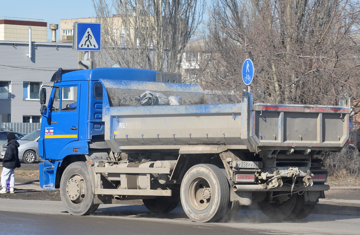 Омская область, № У 358 РУ 55 — КамАЗ-43255-G5(69)
