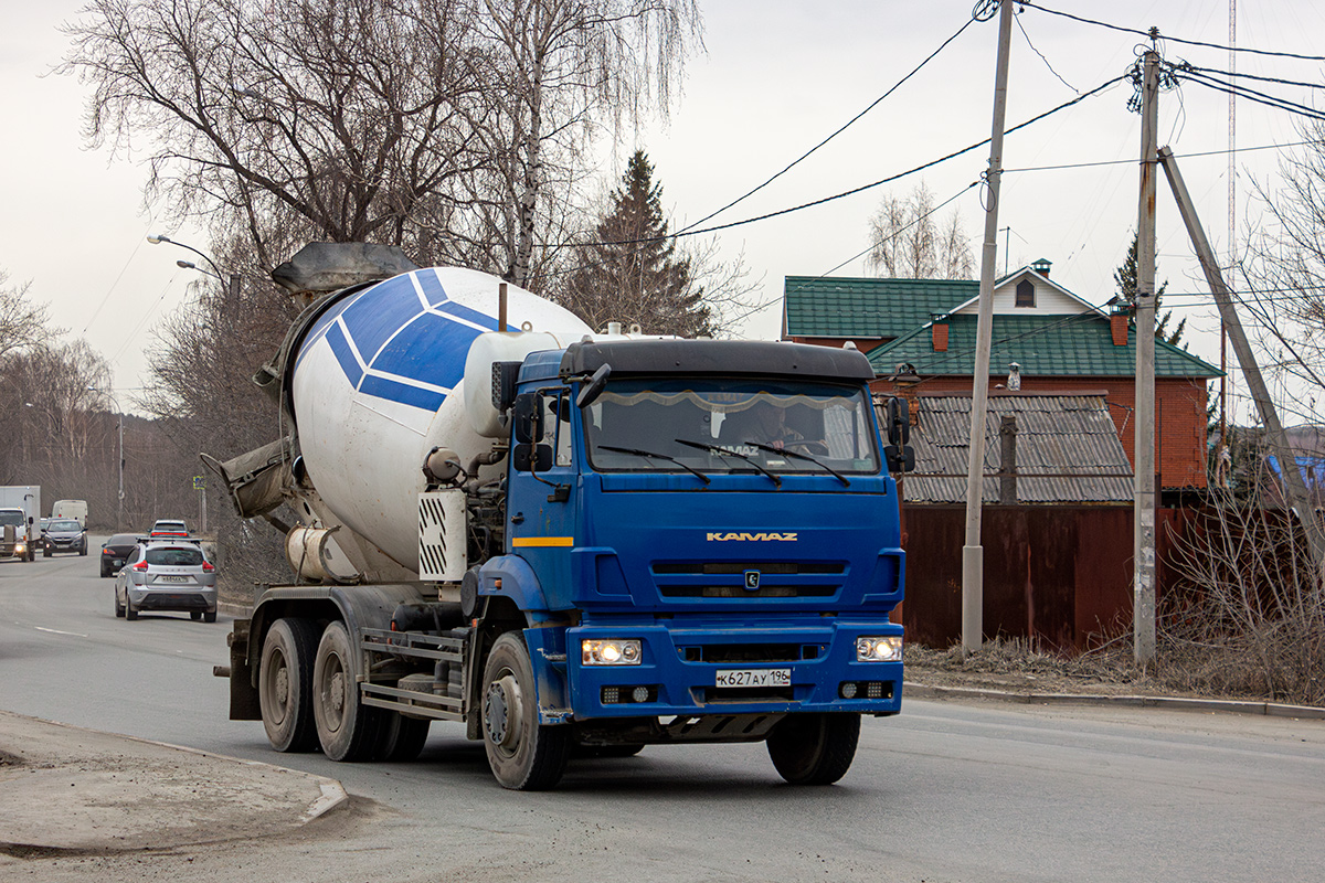 Свердловская область, № К 627 АУ 196 — КамАЗ-6520-A4(23)
