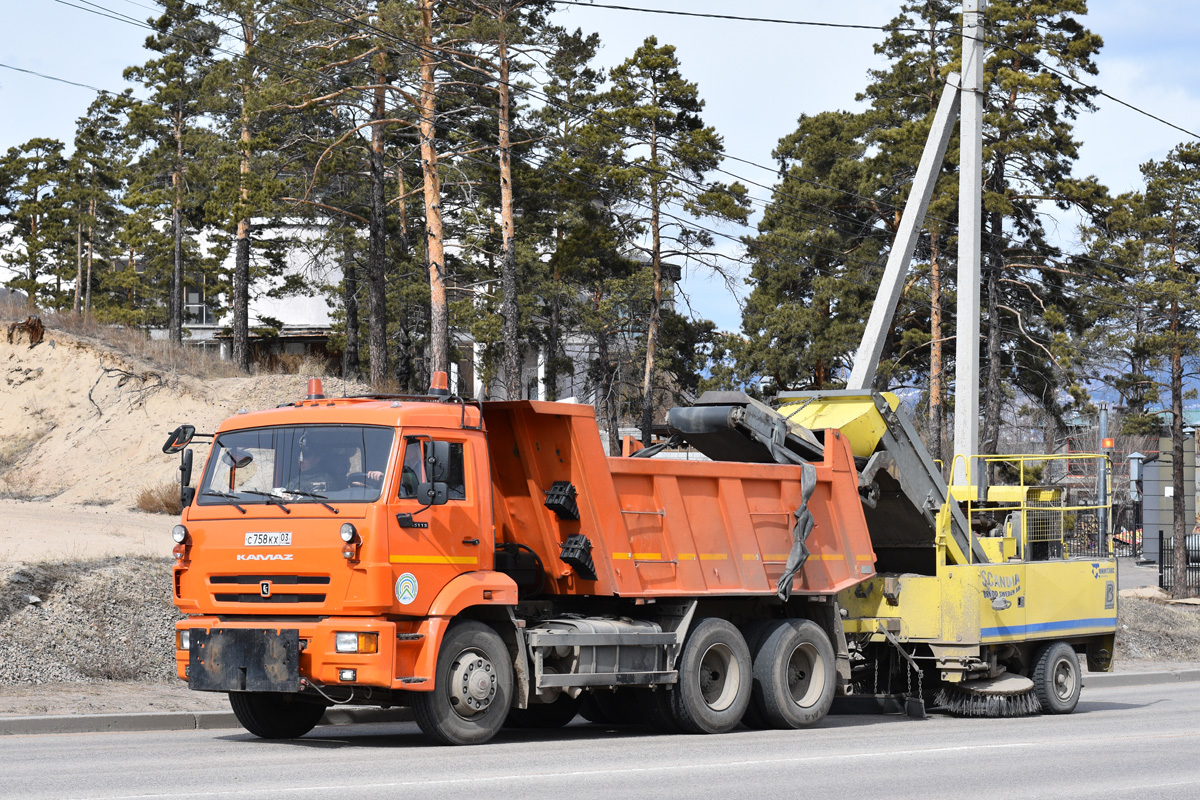 Бурятия, № С 758 КХ 03 — КамАЗ-65115-A4(23)