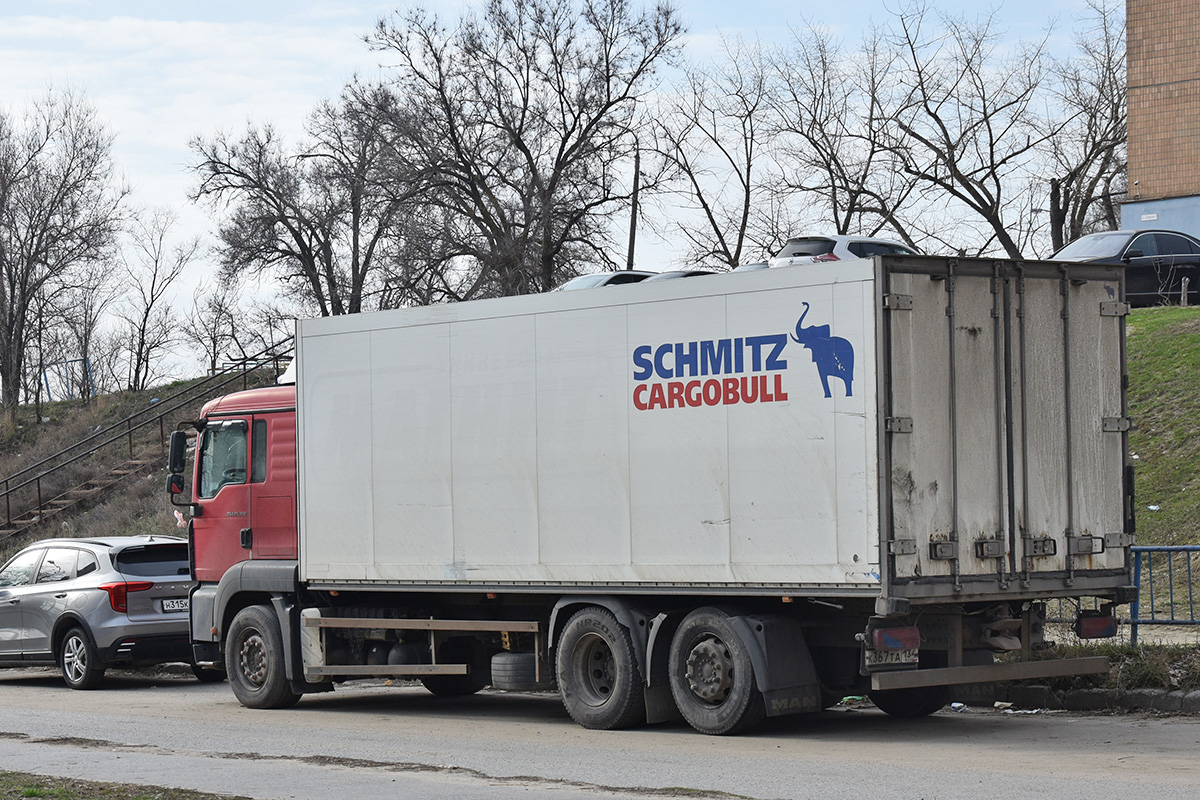 Волгоградская область, № К 367 ТА 134 — MAN TGA 26.350