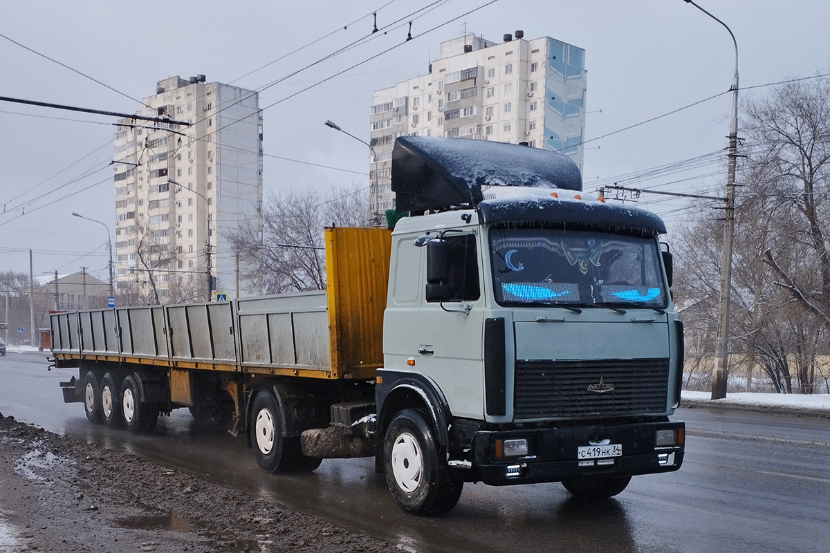 Волгоградская область, № С 419 НК 34 — МАЗ-543203