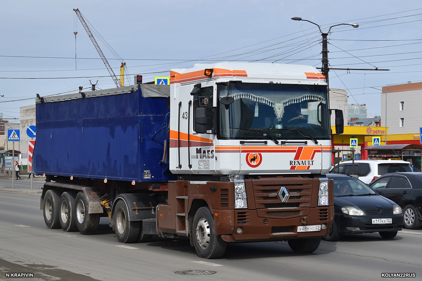 Алтайский край, № У 486 УС 22 — Renault Magnum E-Tech ('2001)