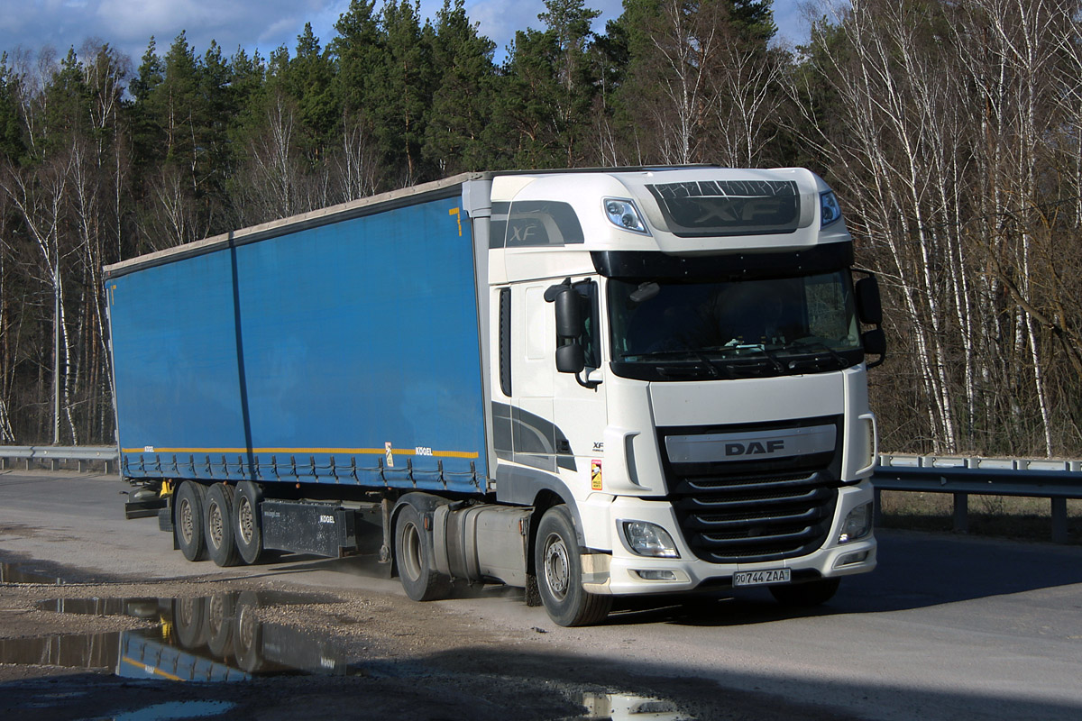 Узбекистан, № 90 744 ZAA — DAF XF Euro6 FT