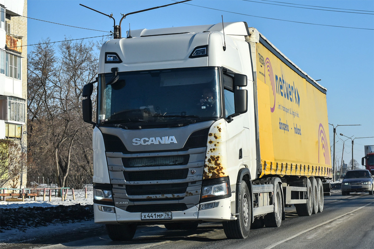 Ярославская область, № Х 441 МР 76 — Scania ('2016) R440