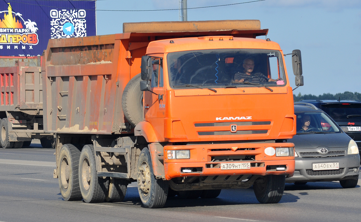 Омская область, № А 309 НТ 155 — КамАЗ-6520-06 [65200F]