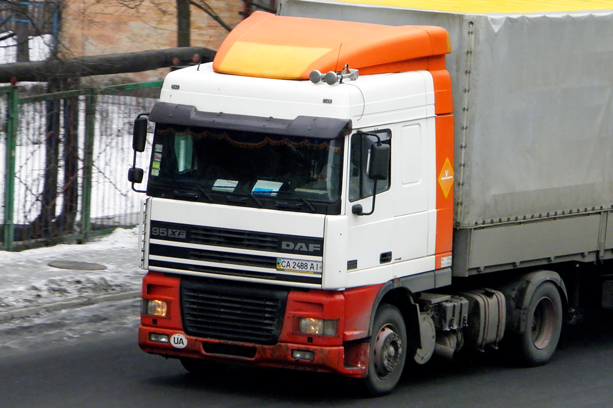 Черкасская область, № CA 2488 AI — DAF 95XF (общая модель)