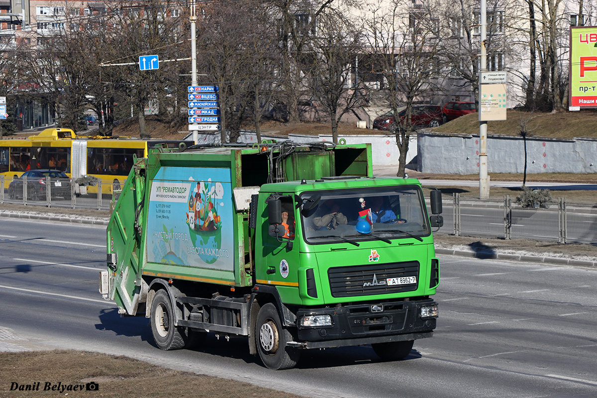 Минск, № АТ 8962-7 — МАЗ-5340 (общая модель)