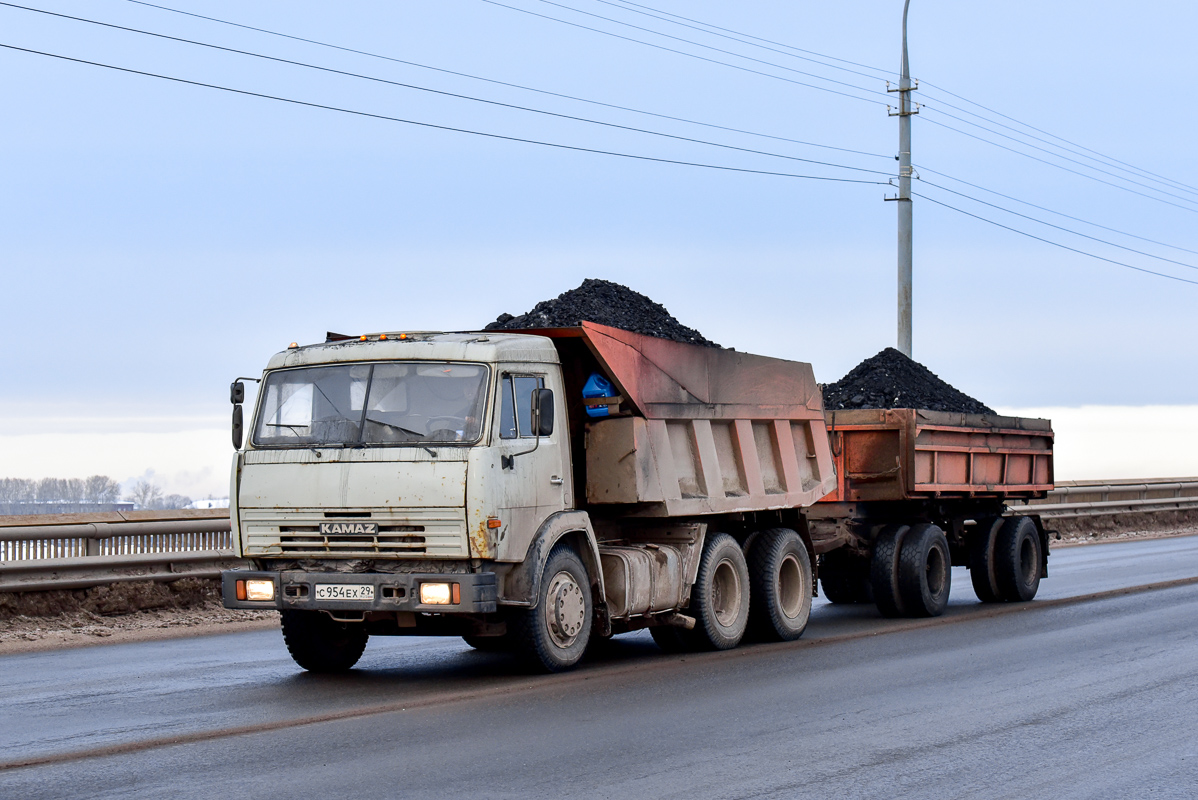 Архангельская область, № С 954 ЕХ 29 — КамАЗ-55111-02 [55111C]
