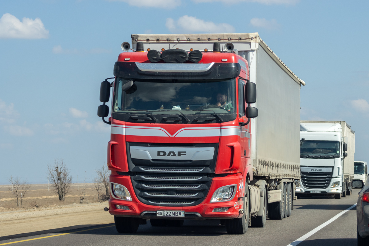 Узбекистан, № 80 022 WBA — DAF XF Euro6 FT