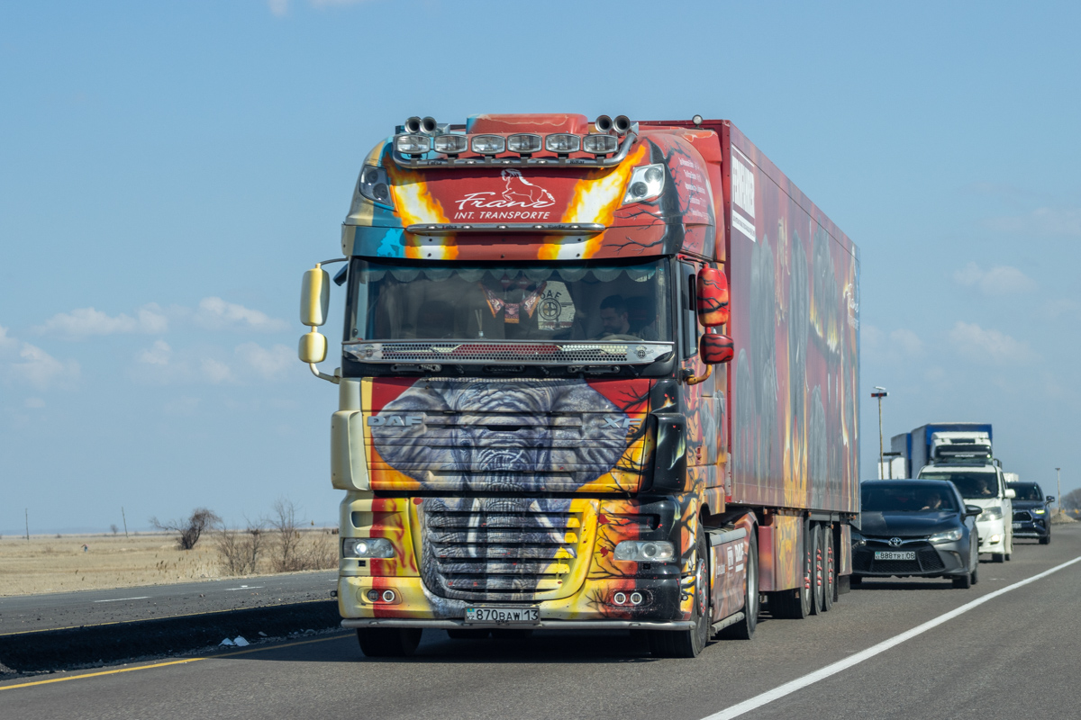 Туркестанская область, № 870 BAW 13 — DAF XF105 FT
