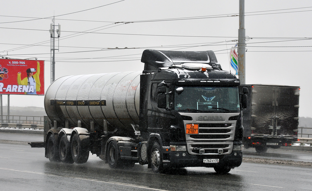 Омская область, № Р 762 ХТ 55 — Scania ('2009) G380