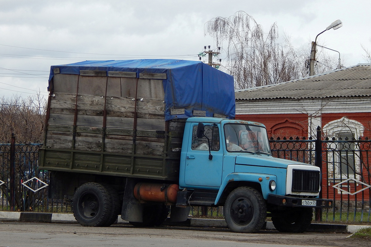 Белгородская область, № С 760 СР 31 — ГАЗ-33073