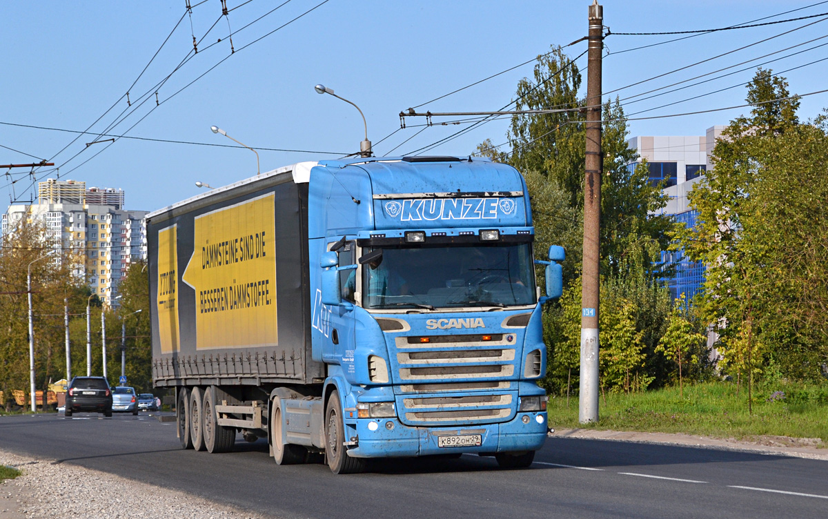 Архангельская область, № К 892 ОН 29 — Scania ('2004) R420