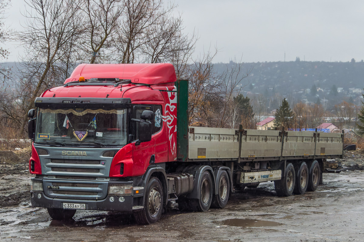 Пензенская область, № С 333 АУ 58 — Scania ('2004) P380