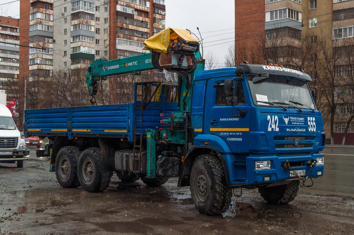 Пензенская область, № С 876 УЕ 58 — КамАЗ-43118-RR(76) [431185-R]