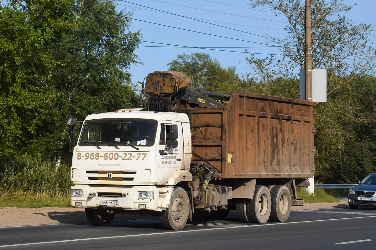 Московская область, № С 446 РМ 750 — КамАЗ-65115-L4(19)