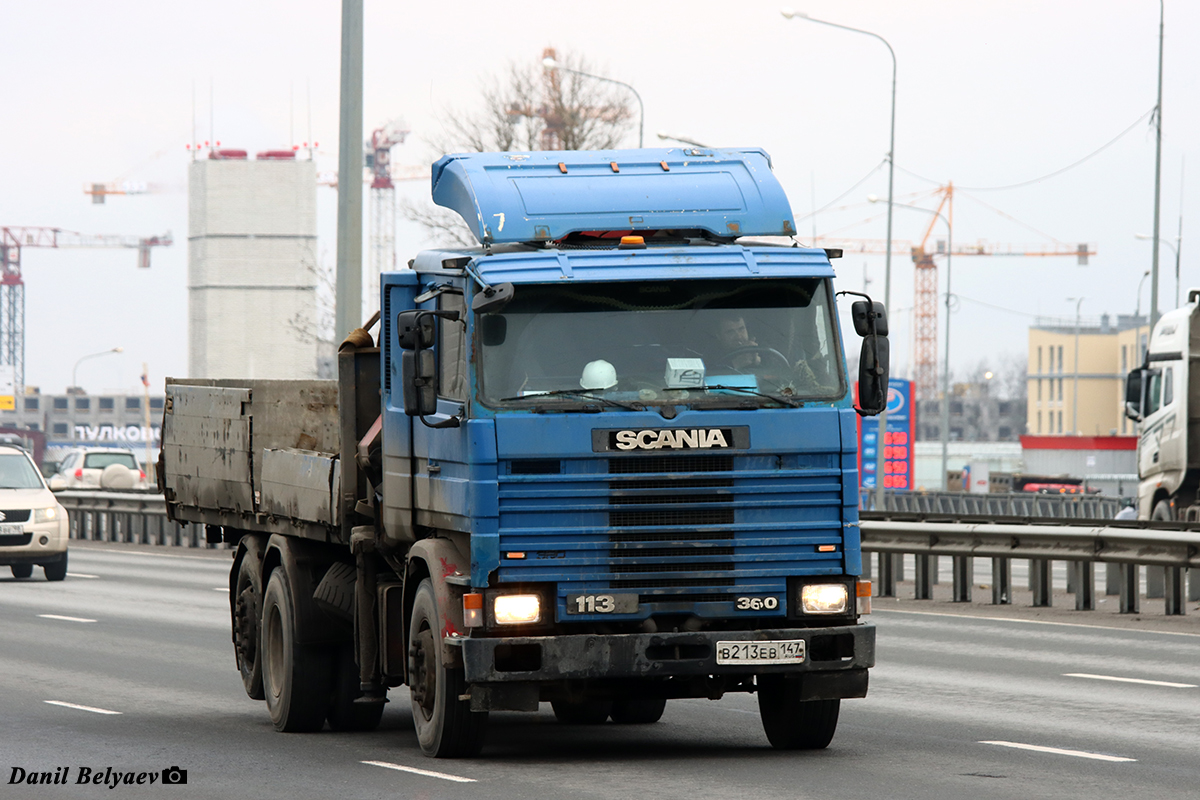 Ленинградская область, № В 213 ЕВ 147 — Scania (II) R113M