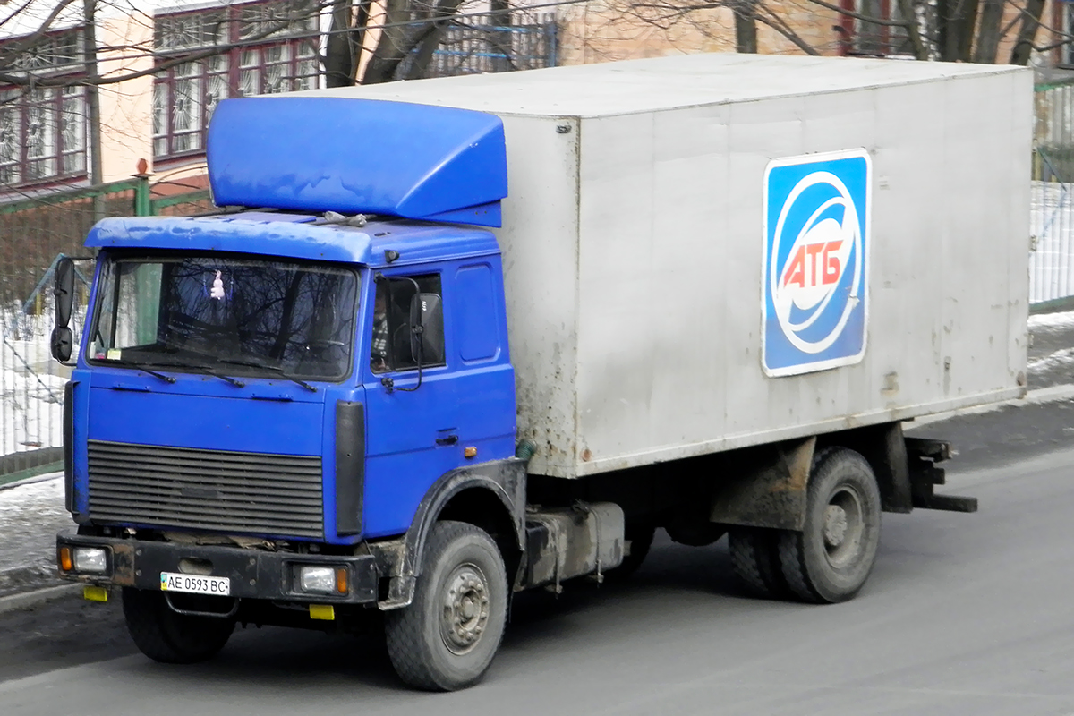 Днепропетровская область, № АЕ 0593 ВС — МАЗ-533603