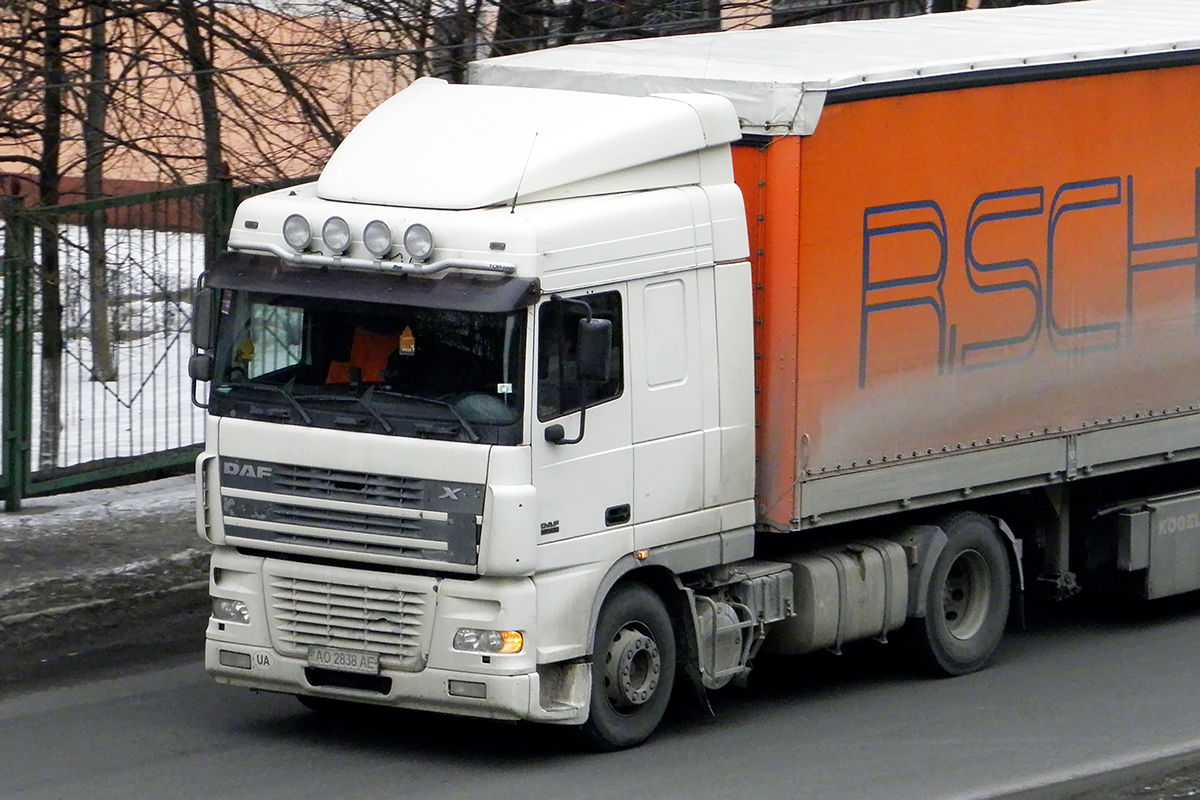 Закарпатская область, № АО 2838 АЕ — DAF XF95 FT
