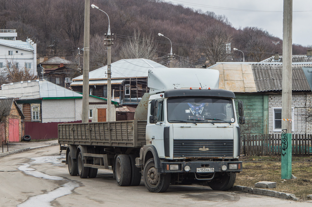 Пензенская область, № Н 153 МА 58 — МАЗ-543205