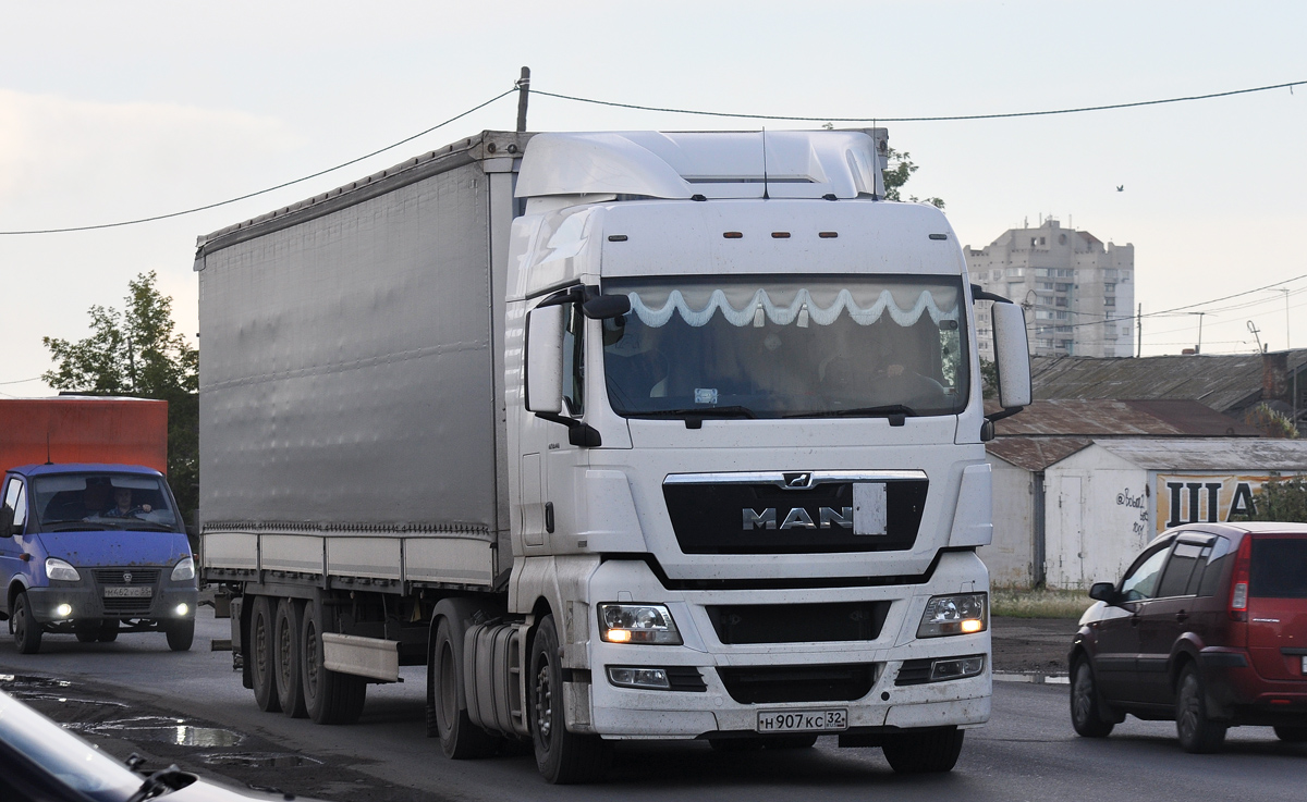 Брянская область, № Н 907 КС 32 — MAN TGX ('2007) 18.440