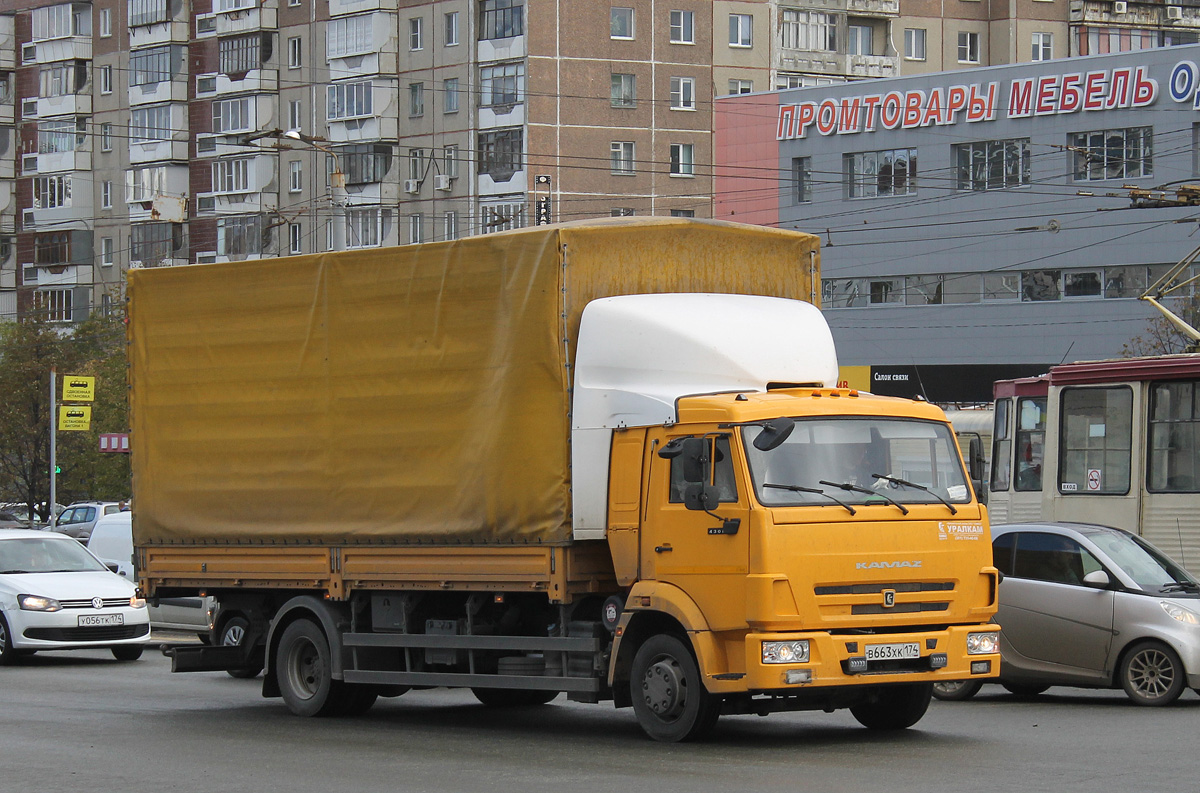 Челябинская область, № В 663 ХК 174 — КамАЗ-4308-R4(28)