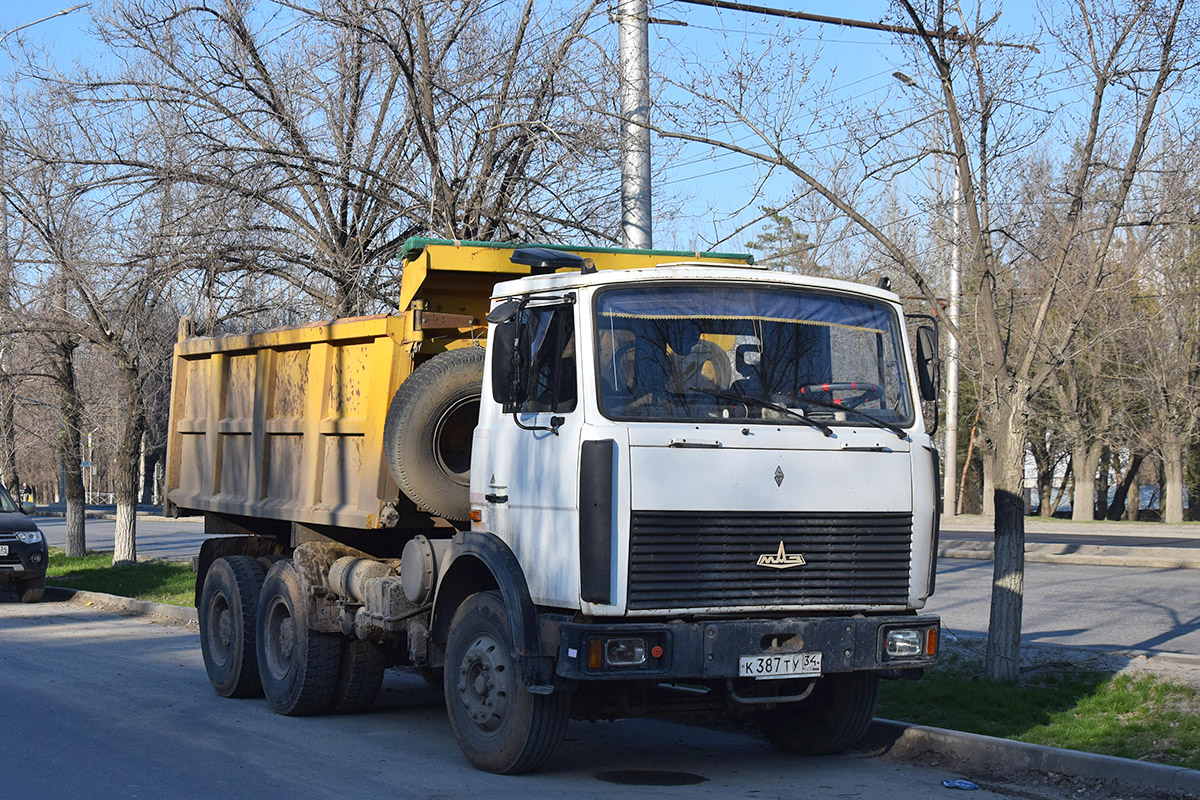 Волгоградская область, № К 387 ТУ 34 — МАЗ-551605
