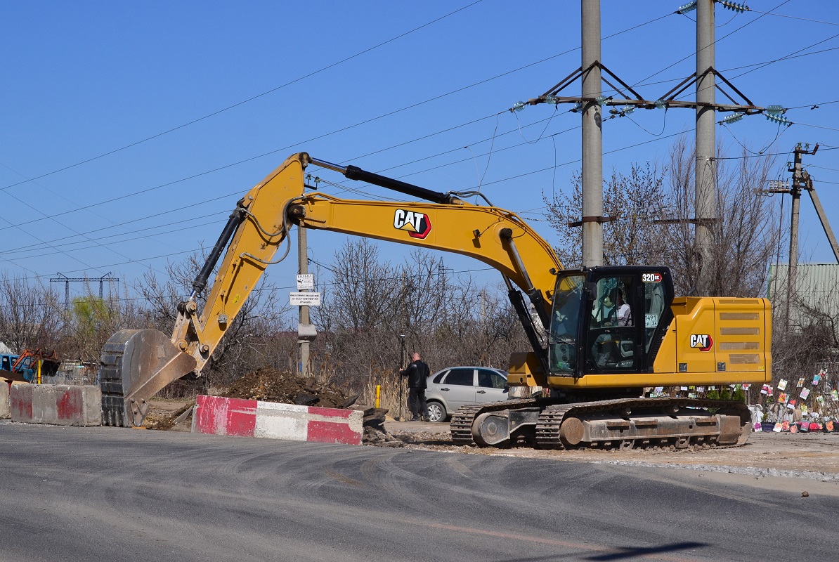 Волгоградская область, № 1491 СР 34 — Caterpillar 320