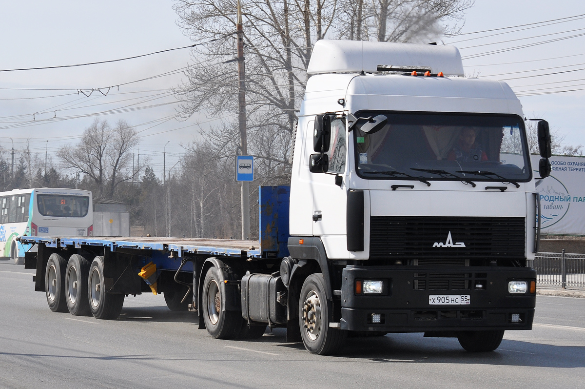 Омская область, № Х 905 НС 55 — МАЗ-5440A5