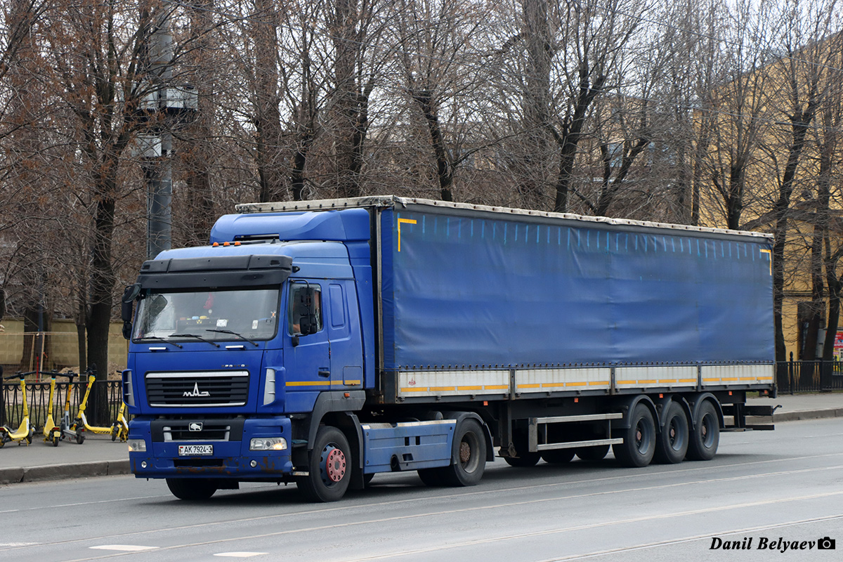 Гомельская область, № АК 7924-3 — МАЗ-5440 (общая модель)