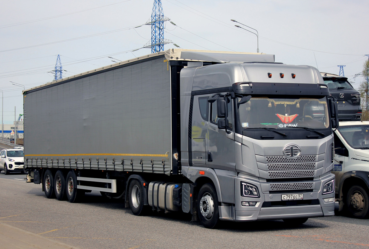 Орловская область, № С 797 ЕС 57 — FAW JH6 (общая модель)