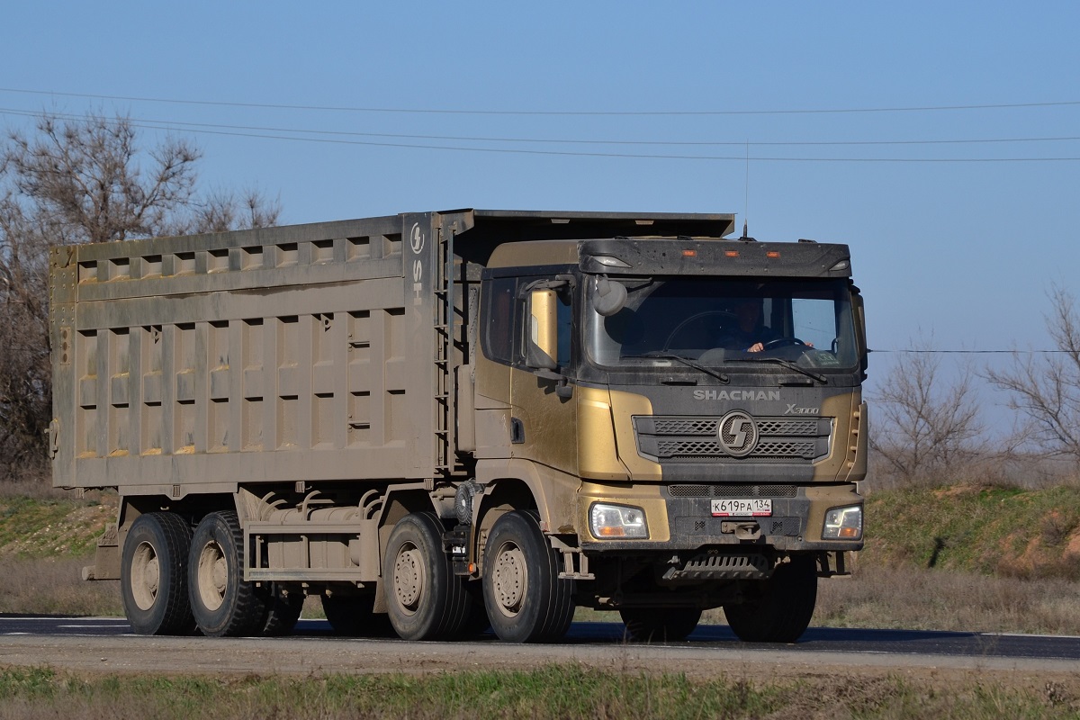 Волгоградская область, № К 619 РА 134 — Shaanxi Shacman X3000 SX3318