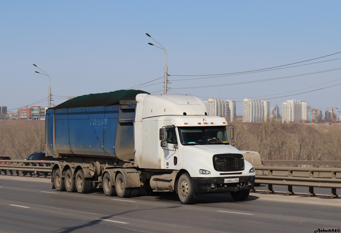 Красноярский край, № У 283 СО 124 — Freightliner Columbia