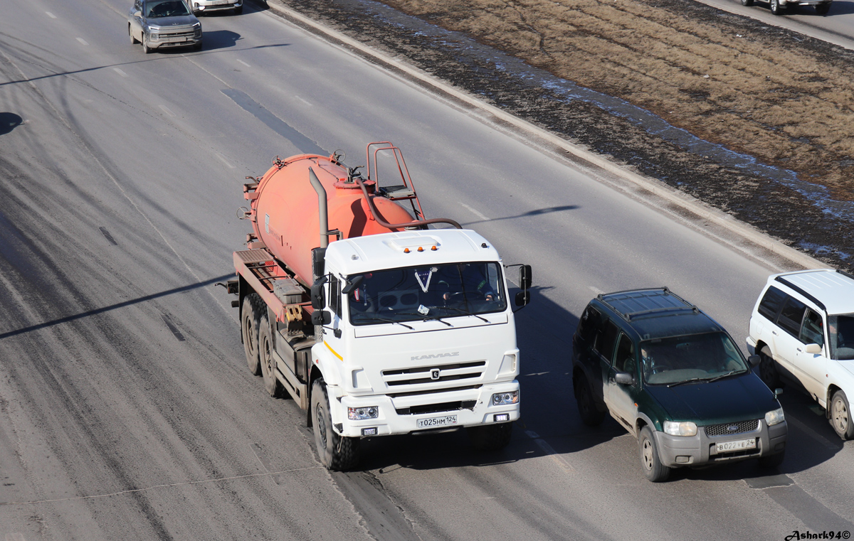 Красноярский край, № Т 025 НМ 124 — КамАЗ-43118-46