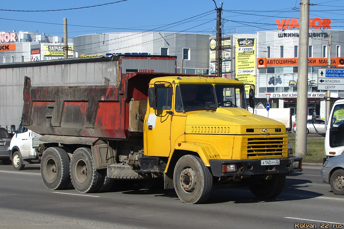 Алтайский край, № А 140 УУ 22 — КрАЗ-65055