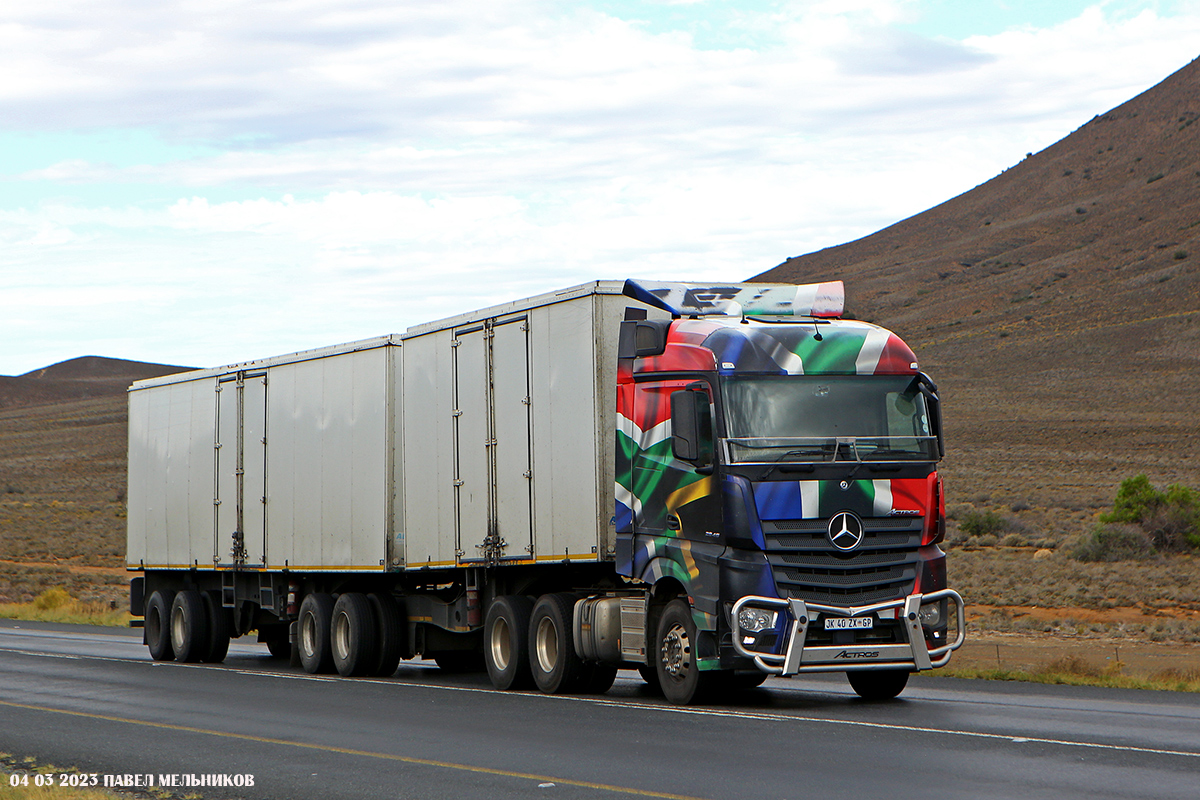 Южно-Африканская Республика, № JK 40 ZX GP — Mercedes-Benz Actros ('2018)