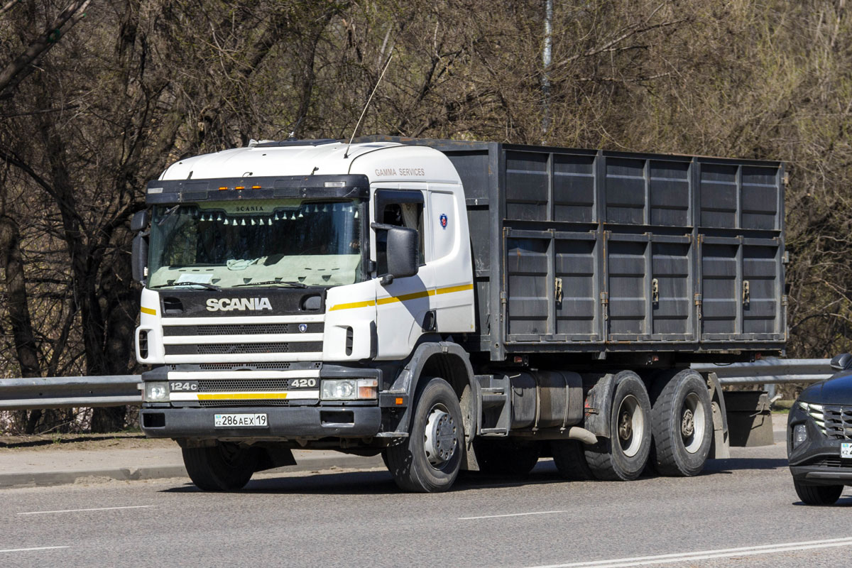 Жетысуская область, № 286 AEX 19 — Scania ('1996) P124C