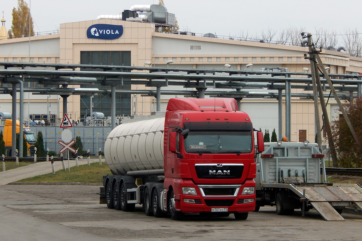 Белгородская область, № М 707 КС 31 — MAN TGX ('2007) 26.480