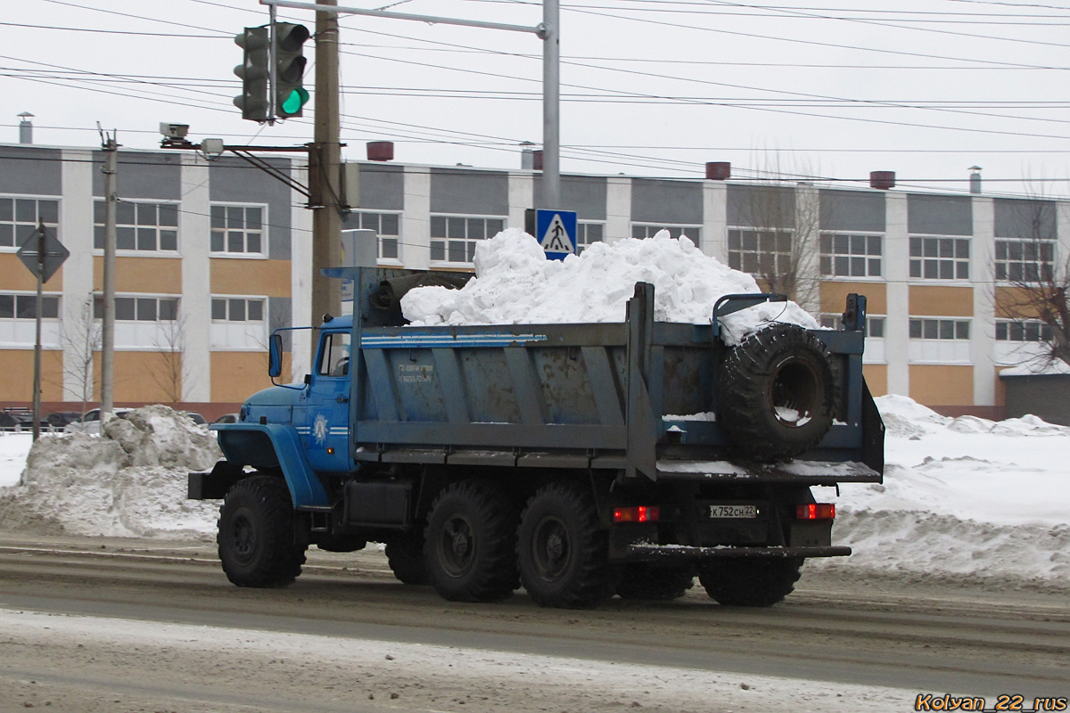 Алтайский край, № К 752 СН 22 — Урал-55571-40