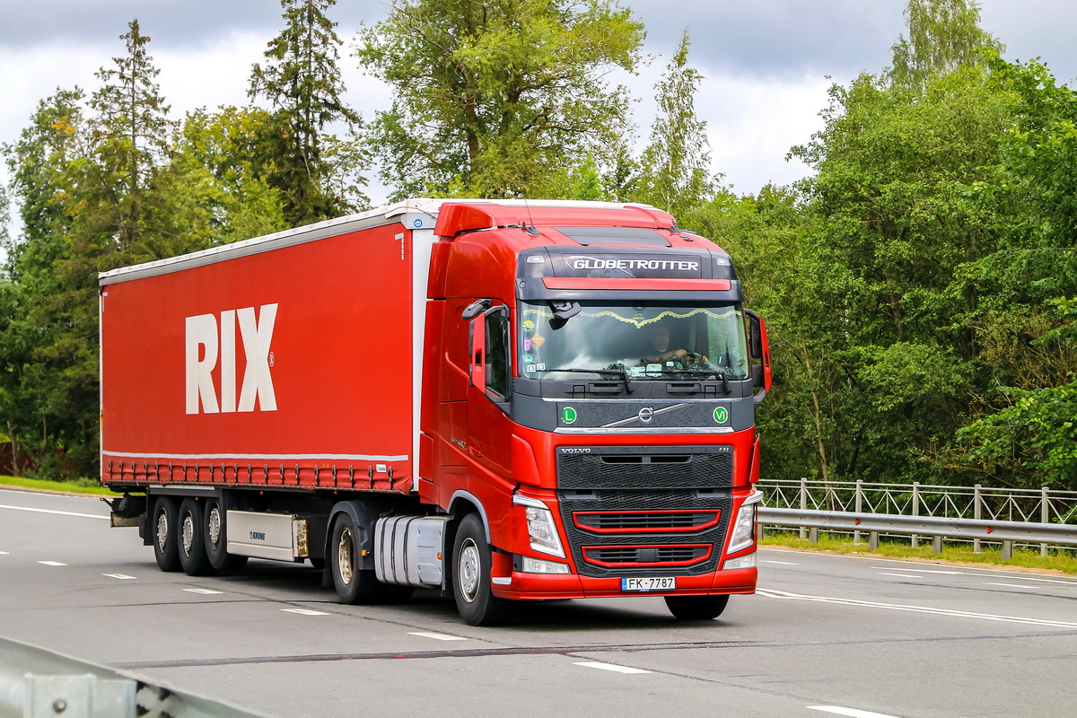 Латвия, № FK-7787 — Volvo ('2012) FH.460