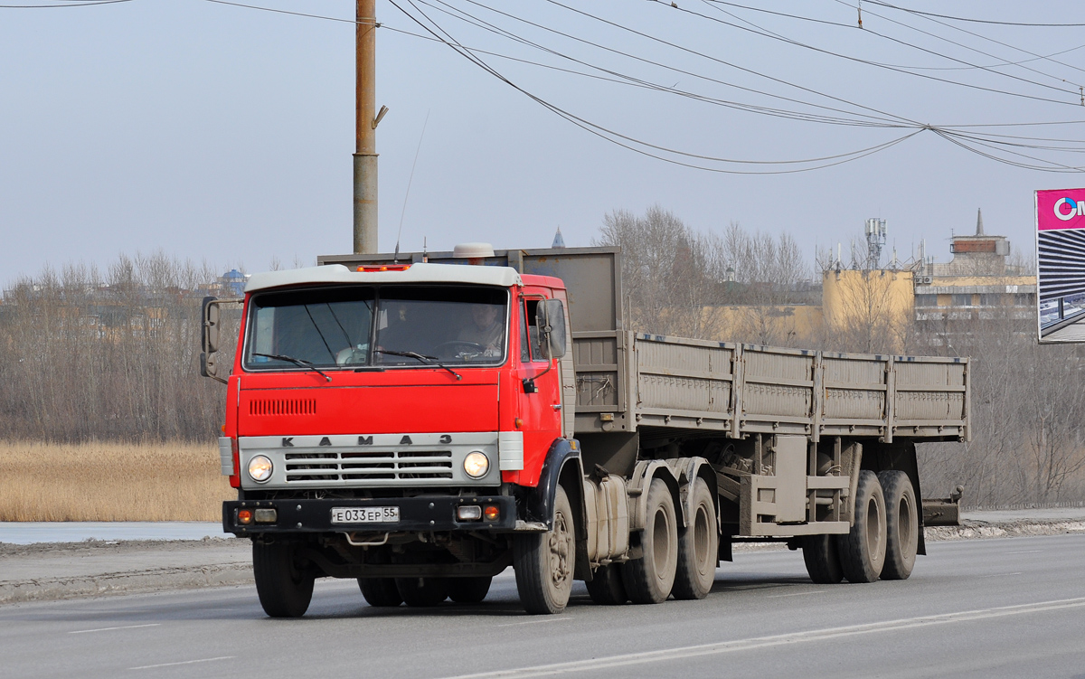 Омская область, № Е 033 ЕР 55 — КамАЗ-5410