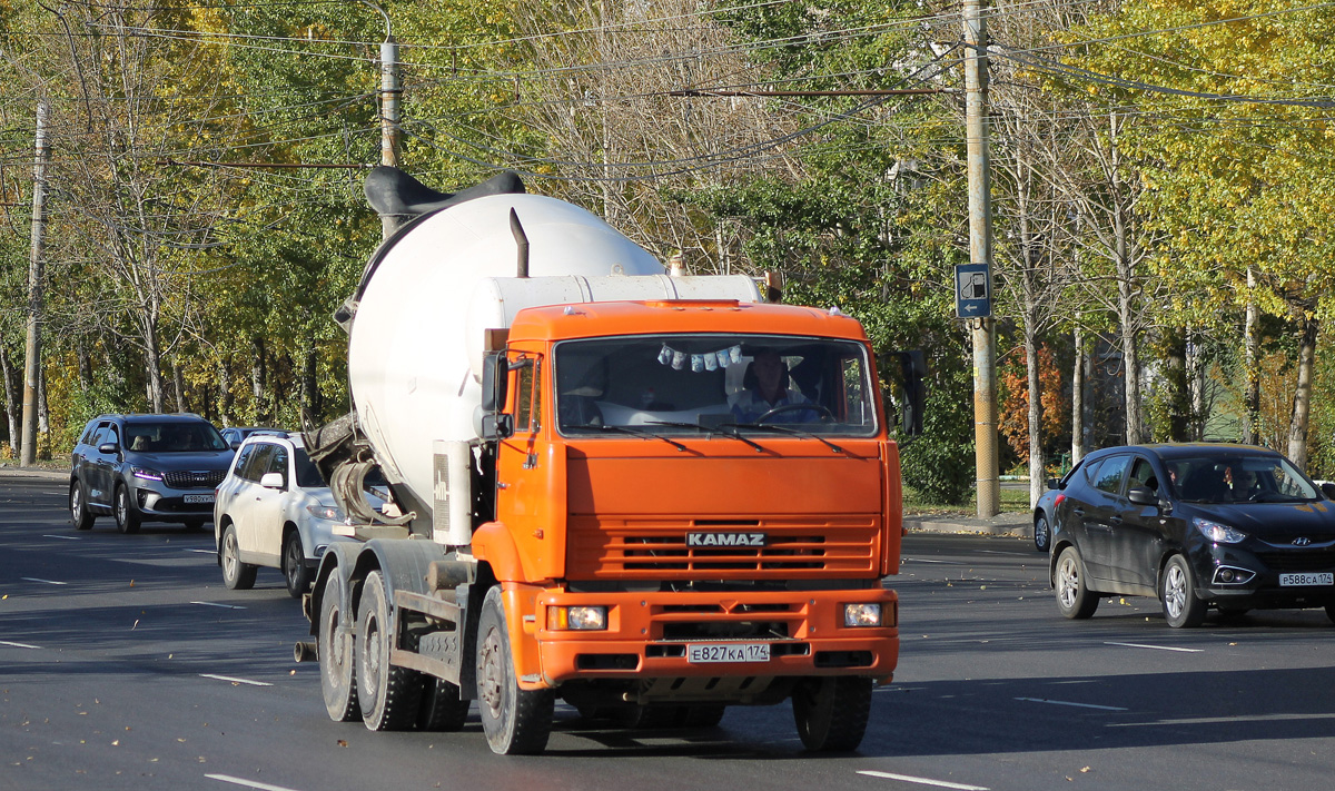 Челябинская область, № Е 827 КА 174 — КамАЗ-6520 [652000]