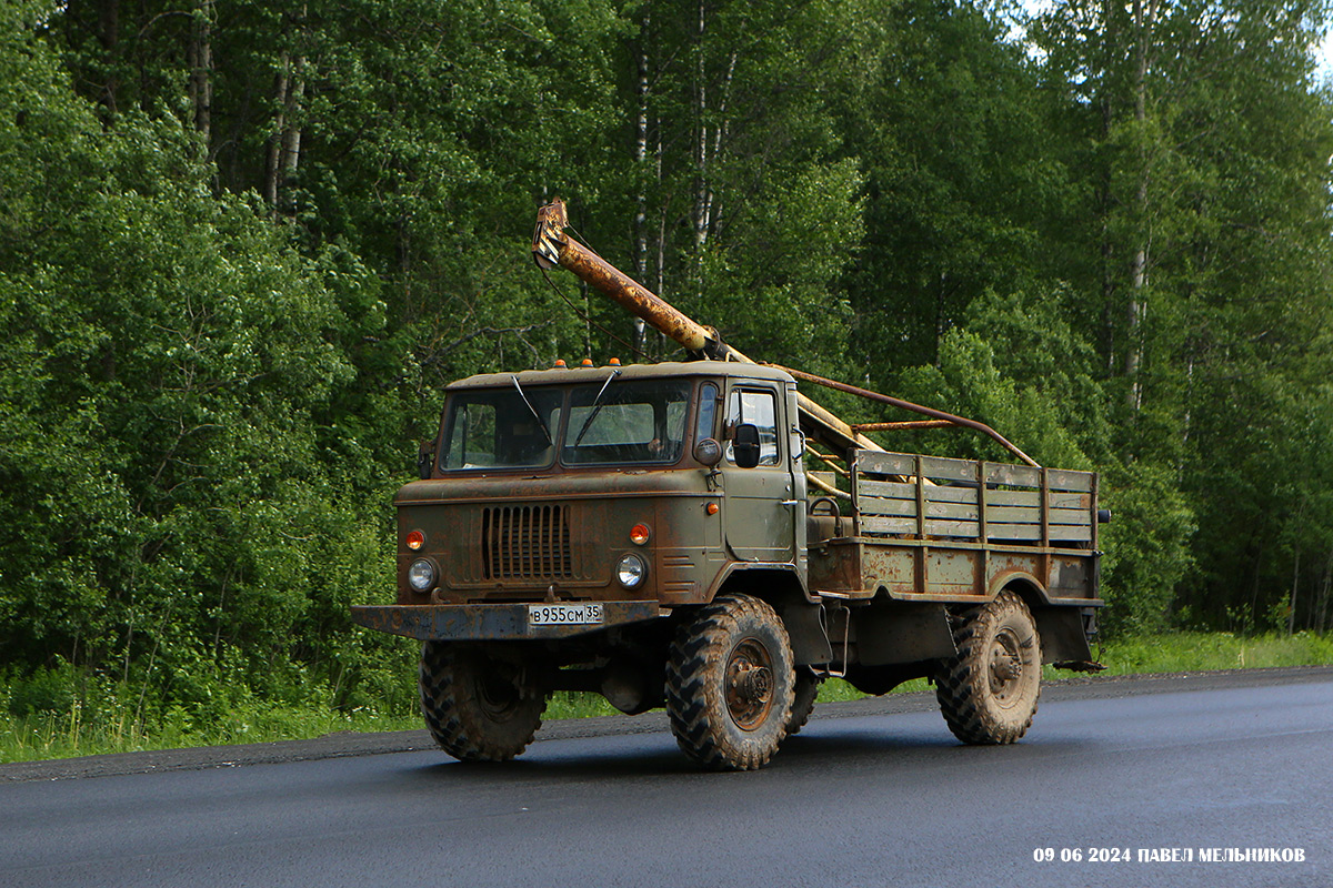 Вологодская область, № В 955 СМ 35 — ГАЗ-66-12