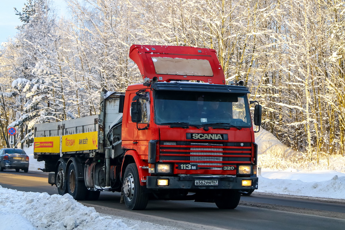 Ленинградская область, № В 562 РМ 147 — Scania (II) P113M